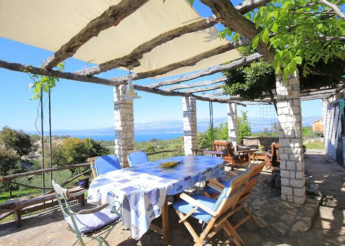 Secluded Family Friendly House Skrip, Brac - 18944